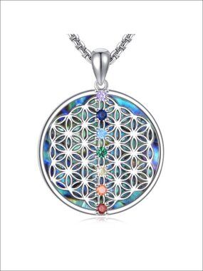 Celtic Symbol Pendant Necklace 18k White Gold Plated - Tree of Life, Trinity
